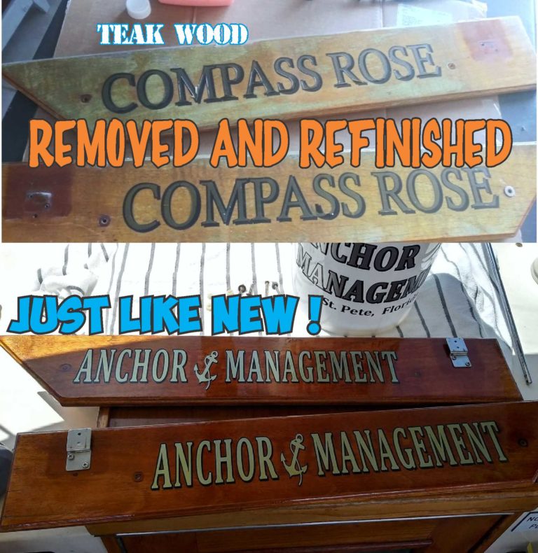 ANCHORMANAGEMENTPlaquesSigns Boat Name Design Install Tampa Clearwater St. Petersburg Pinellas