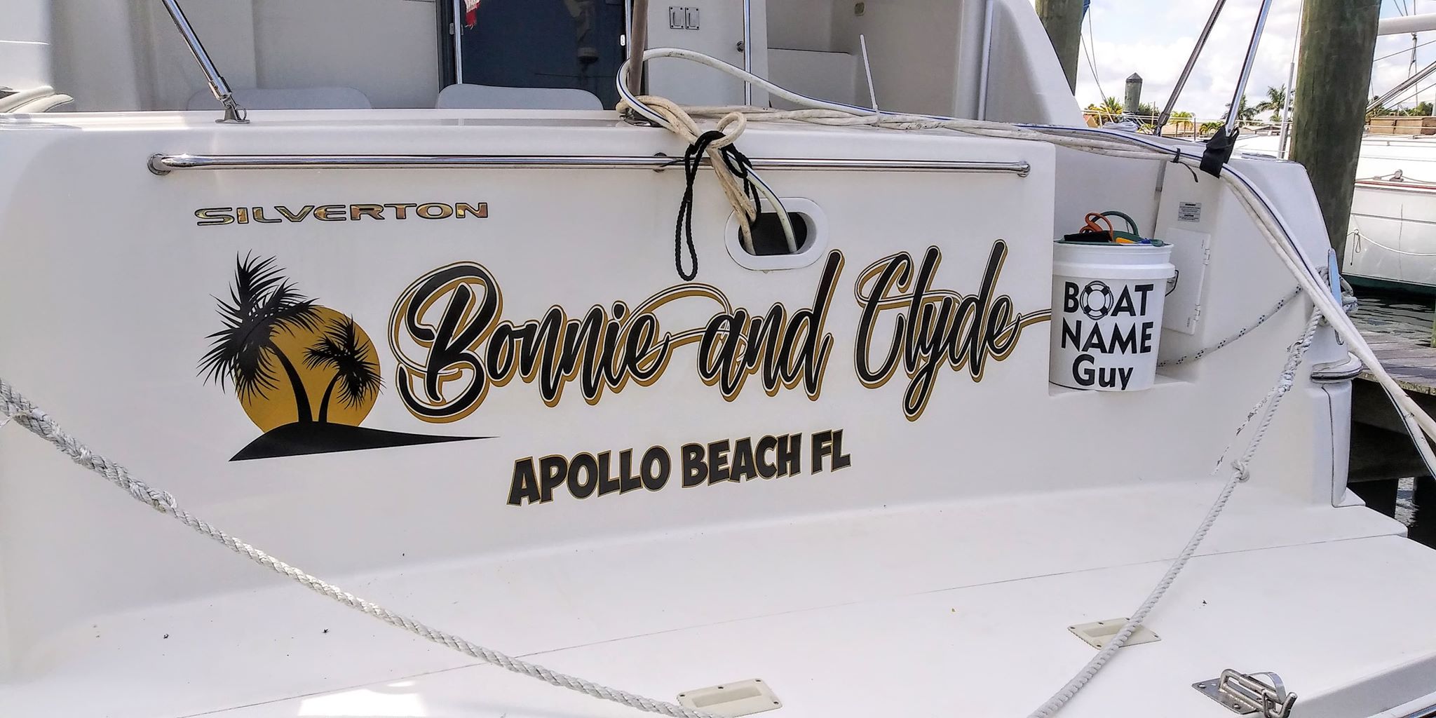Bonnie and Clyde Boat Name
