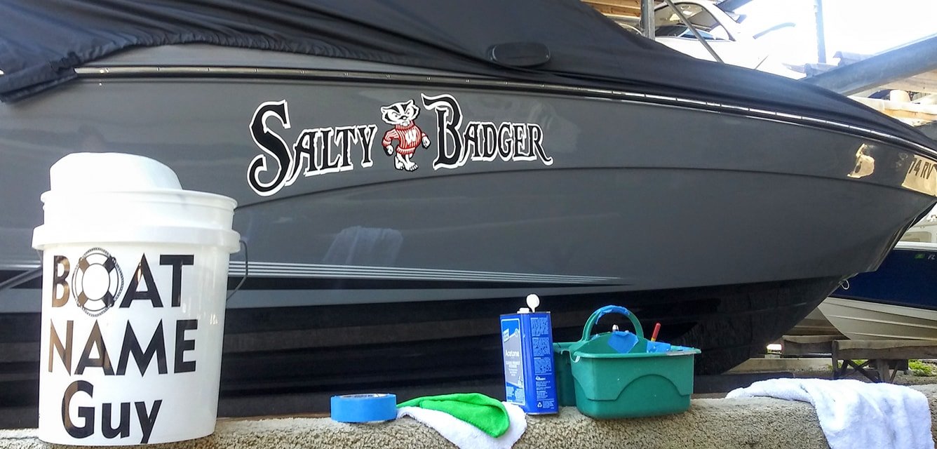 Salty Badger Boat Name